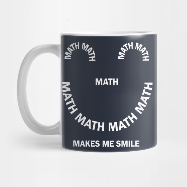 White Math Smile by Barthol Graphics